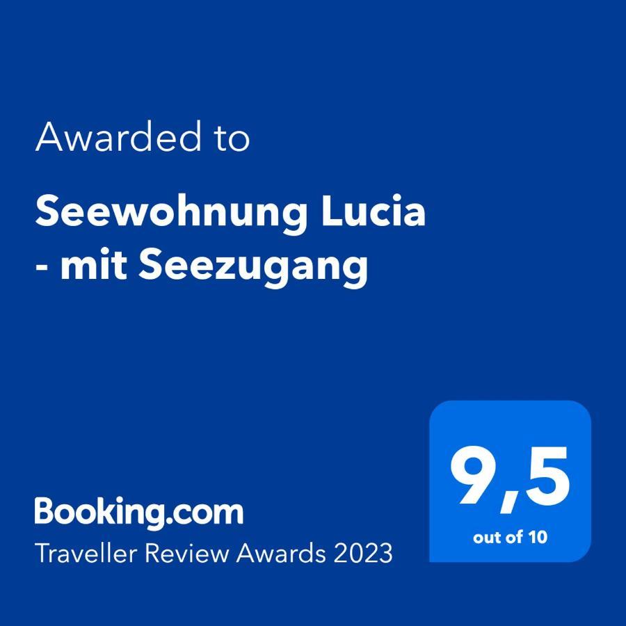 אננהיים Seewohnung Lucia - Mit Seezugang מראה חיצוני תמונה